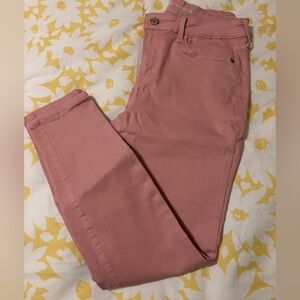 Pink Skinny Rockstar Jeans